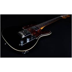 Электрогитара, Telecaster, корпус тополь, 22 лада, SH, цвет черный JET JT-350 BK R