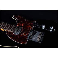 Электрогитара, Telecaster, корпус тополь, 22 лада, SH, цвет черный JET JT-350 BK R