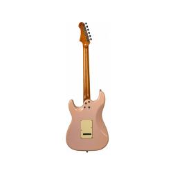 Электрогитара,Stratocaster, корпус липа, 22 лада, HSS, tremolo, цвет PK JET JS-400 PK R