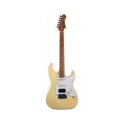 Электрогитара,Stratocaster, корпус липа, 22 лада, HSS, tremolo, цвет VYW JET JS-400 VYW