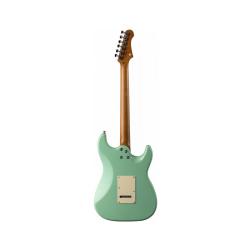 Электрогитара под левую, Stratocaster, корпус липа,22 лада,HSS, tremolo,цвет SFG JET JS-400 SFG LH