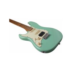 Электрогитара под левую, Stratocaster, корпус липа,22 лада,HSS, tremolo,цвет SFG JET JS-400 SFG LH