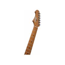 Электрогитара под левую, Stratocaster, корпус липа,22 лада,HSS, tremolo,цвет Sunb JET JS-400 SB LH