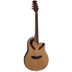 Акустическая гитара, копия Ovation, верхняя дека - ель, корпус - ABS, гриф - катальпа накладка - пал... MARTINEZ W-164 P-N