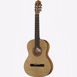 Классическая гитара, верхняя дека: массив кедра, задняя дека и обечайка: махагон, гриф: нато, накладка: овангкол, цвет: natural satin open pore LA MANCHA Rubinito CM/63