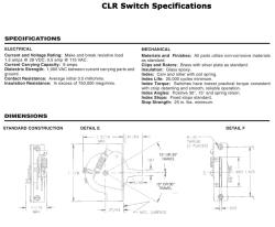 Переключатель 3-позиционный CRL ELECTROSWITCH CRL-3