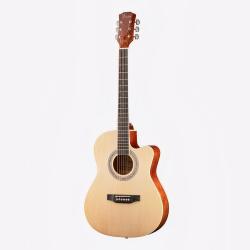 Акустическая гитара, с вырезом, цвет натуральный FOIX FFG-3039-NAT
