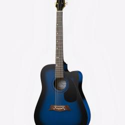Гитара акустическая, с вырезом, синий санберст NIAGARA ACS-C41BLS