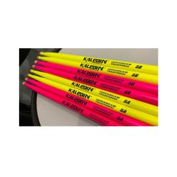 Барабанные палочки, граб, флуоресцентные розовые KALEDIN DRUMSTICKS 7KLHBPK5A Pink 5A