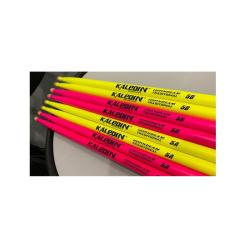 Барабанные палочки, граб, флуоресцентные розовые KALEDIN DRUMSTICKS 7KLHBPK5B Pink 5B