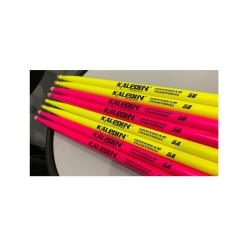 Yellow 5A Барабанные палочки, граб, флуоресцентные желтые KALEDIN DRUMSTICKS 7KLHBYL5A