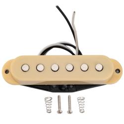 Звукосниматель магнитный сингл, для Fender Strat, нековый, кремовый MUSICLILY MX2295IV