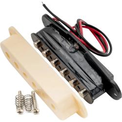 Звукосниматель магнитный сингл, для Fender Strat, средний, кремовый MUSICLILY M523