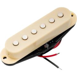 Звукосниматель магнитный сингл, для Fender Strat, средний, кремовый MUSICLILY M523