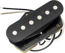 Звукосниматель магнитный сингл, для Tele, бриджевый, черный MUSICLILY M257