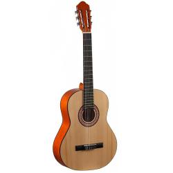 Классическая гитара, верхняя дека - ель, корпус - липа гриф - клён, накладка - клён COLOMBO LC-3910-N