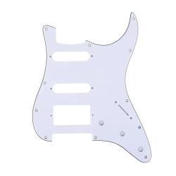 Защитная накладка гитары Fender Stratocaster HSS, 3 слоя, белая MUSICLILY MX1382WH