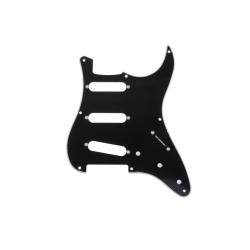 Защитная накладка гитары Fender Stratocaster Japan, 3 слоя, черная MUSICLILY MX1405BK
