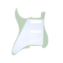 Защитная накладка гитары Fender Stratocaster SSS, 3 слоя, слоновая кость MUSICLILY MX1148IV