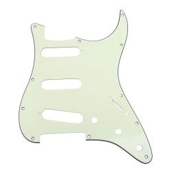Защитная накладка гитары Fender Stratocaster SSS, 3 слоя, слоновая кость MUSICLILY MX1148IV