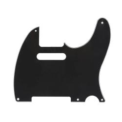 Защитная накладка гитары Fender Telecaster, 3 слоя, черная MUSICLILY MX1410BK