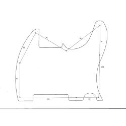 Защитная накладка гитары Telecaster, 4 слоя, цвет белый жемчуг MUSICLILY MX1400WP
