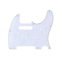 Защитная накладка гитары Telecaster, 4 слоя, цвет белый жемчуг MUSICLILY MX1400WP