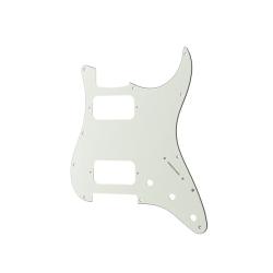 Защитная накладка электрогитары Fender Stratocaster HH, 3 слоя, белая MUSICLILY MX2248AW