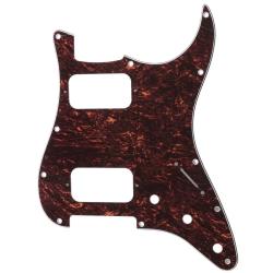 Защитная накладка электрогитары Fender Stratocaster HH, 4 слоя, черепаший панцирь MUSICLILY MX2248RT