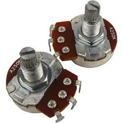 Потенциометр A250K (лог), 2шт MUSICLILY M595