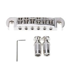 Бридж Tune-o-matic Wraparound для Gibson Les Paul, никель MUSICLILY MX1280NK