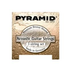 Комплект струн для 7-струнной акустической гитары, 11-60 PYRAMID 331100