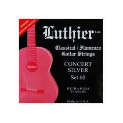 Комплект струн для классической гитары, очень сильное натяжение LUTHIER LU-60