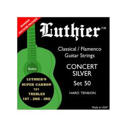 Комплект струн для классической гитары, сильное натяжение, карбон LUTHIER LU-50SC