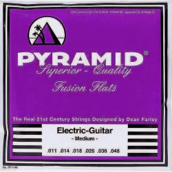 Комплект струн для электрогитары, хром-никель, 11-48 PYRAMID FF1148