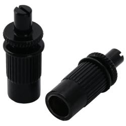 Опоры бриджа Tune-O-Matic Nashville, 2шт, черные MUSICLILY MX2209BK