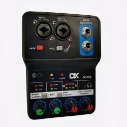 Мини микшер- аудиоинтерфейс, 2 вход. канала, USB 2.0 DK iM-100