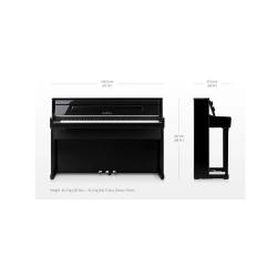 Цифровое пианино с банкеткой, 88 клавиш, механика GFIII, 256 полифония, 96 тембров KAWAI CA901 B