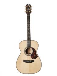 Шестиструнная электроакустическая гитара Maton с компактным корпусом формы 808. Верхняя дека выполне... MATON EM100-808