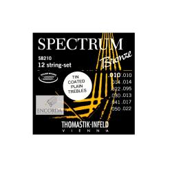 Струны для двенадцатиструнной гитары 10-50, бронза THOMASTIK Spectrum SB210T