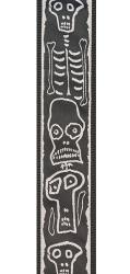 Гитарный ремень, Джо Сатриани, рисунок Skull n' Bones, нейлон PLANET WAVES 50JS01