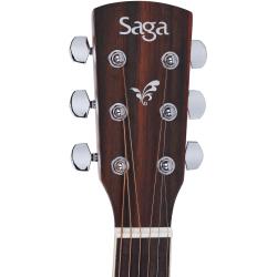 Акустическая гитара с цельной верхней декой SAGA SF700