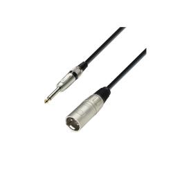 Микрофонный кабель XLR(M)-6,3 Jack mono, 6м ADAM HALL K3 MMP 0600