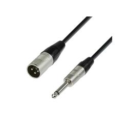 Микрофонный кабель XLR(M)-6,3 Jack mono, REAN, 1,5м ADAM HALL K4 MMP 0150