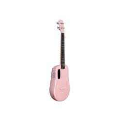 Трансакустическая укулеле, цвет розовый, кейс в комплекте LAVA U 26
