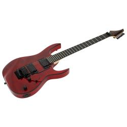 Электрогитара, Floyd Rose, цвет красный SOLAR GUITARS SB4.6FRFBR