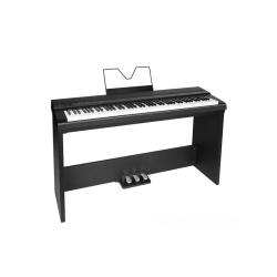 Цифровое пианино, 88 клавиш, 192 полифония, 30 тембров, 50 стилей, вес 13,4 кг MEDELI SP201 BK