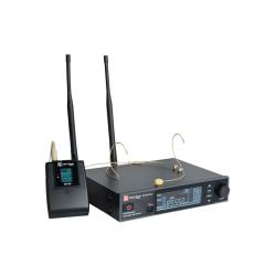 Радиосистема с поясным передатчиком, головным микрофоном и ЖК-дисплеем DB_TECHNOLOGIES DP-200 HEAD
