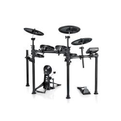 Электронная ударная установка (5 пэдов барабанов, 3 пэда тарелок, стул DONNER DED-200P Electric Drum Set 5 Drums 3 Cymbals
