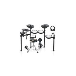 Электронная ударная установка (5 пэдов барабанов, 3 пэда тарелок, стул DONNER DED-200P Electric Drum Set 5 Drums 3 Cymbals